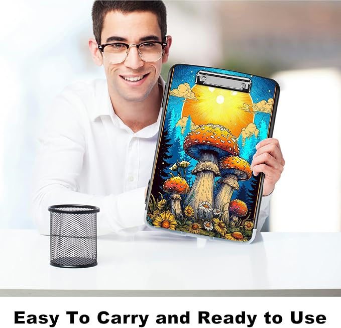 A4 Clipboard with Storage Pen Holder, Clipboards Organizer Nursing Clipboard - Image 6