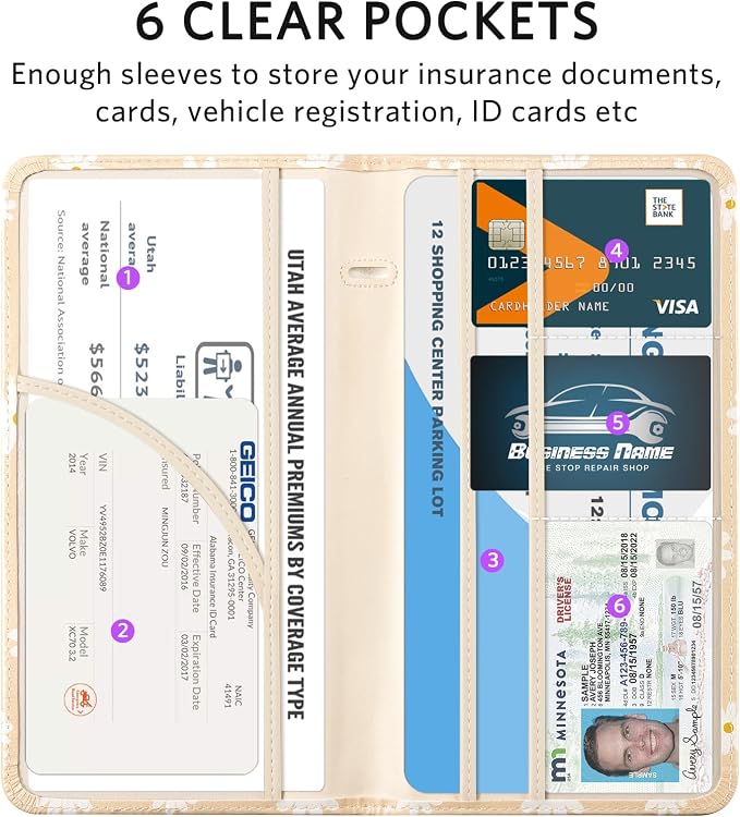 CoBak Car Registration and Insurance Holder - Image 5