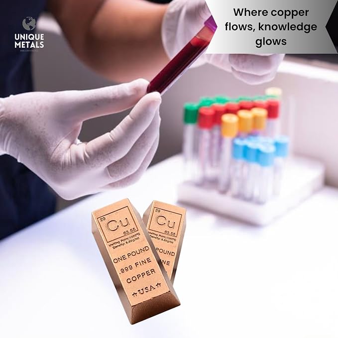 1 Pound Copper Bar Ingot Paperweight - Image 6