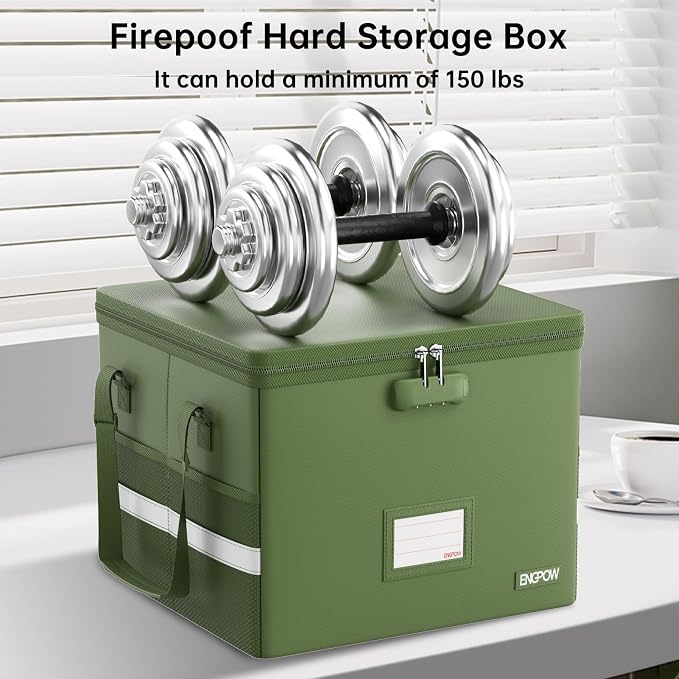 ENGPOW 5200°F File Box Fireproof Document Box - Image 6