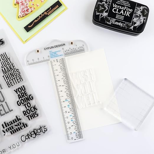 BAOFALI 6 Inches/15cm Acrylic Clear T-Square Ruler, Dual Side Measuring - Image 9