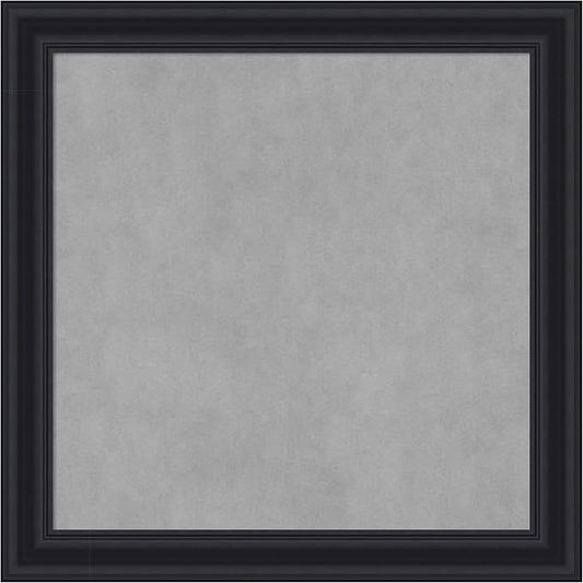 Amanti Art Black Framed Magnetic Board 24x24 Medium Vision Board by AmantiArt