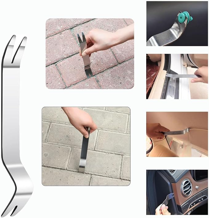 Upholstery Staple Remover Staple Puller Tack Puller Nail Remover Tool Set - Image 7