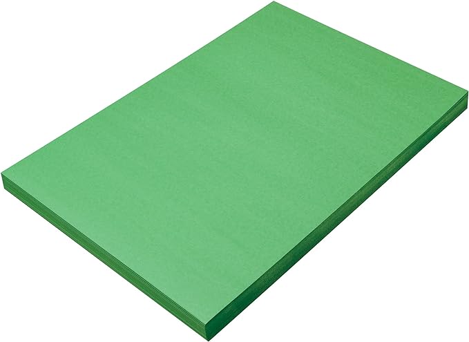 Prang Construction Paper, Holiday Green, 100 Sheets by CreativityStreet%C2%AE