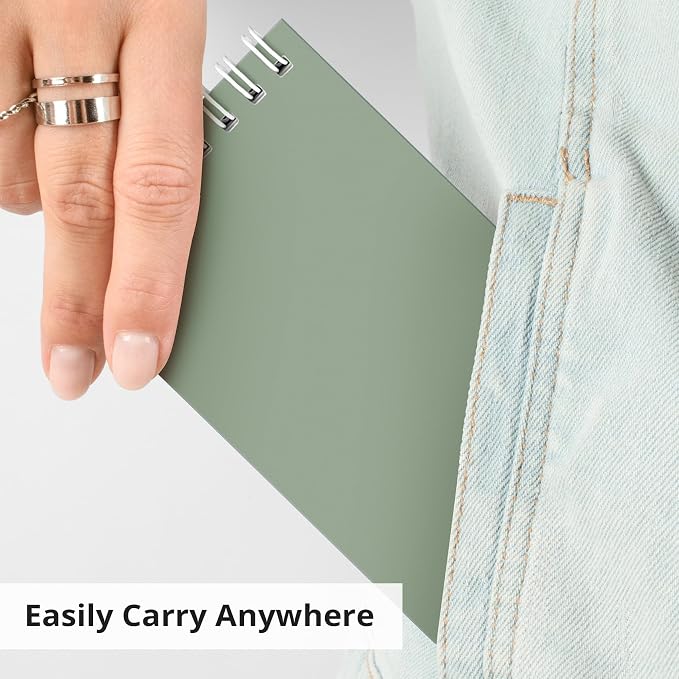 Taja Pocket Small Notebook 3" x 5", Nursing Notepad, Travel - Image 3