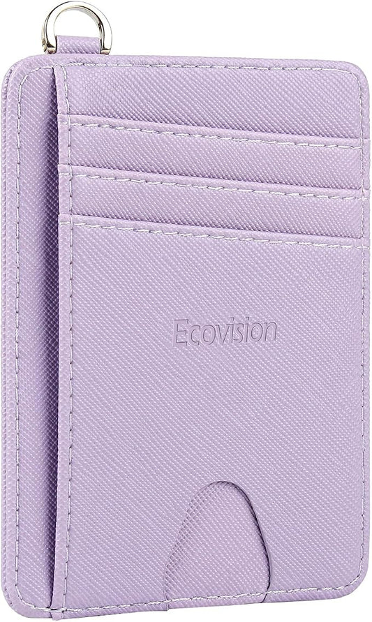 Slim Minimalist Front Pocket Wallet, RFID Blocking Credit Card Holder Wallet by Ecovision