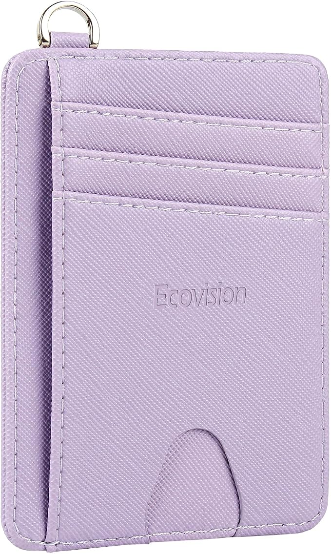 Slim Minimalist Front Pocket Wallet, RFID Blocking Credit Card Holder Wallet - Image 2