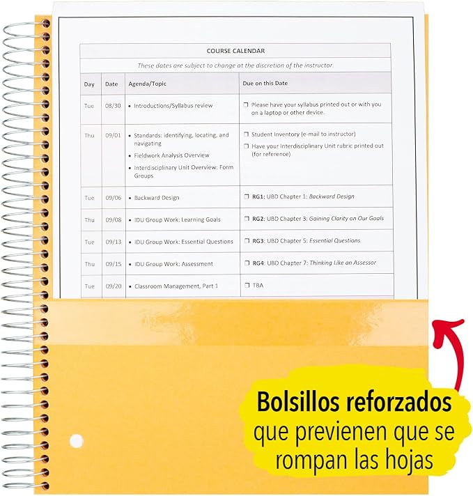 Five Star Spiral Notebook + Study App, 5 Subject, Wide Ruled Paper, 200 Sheets - Image 2