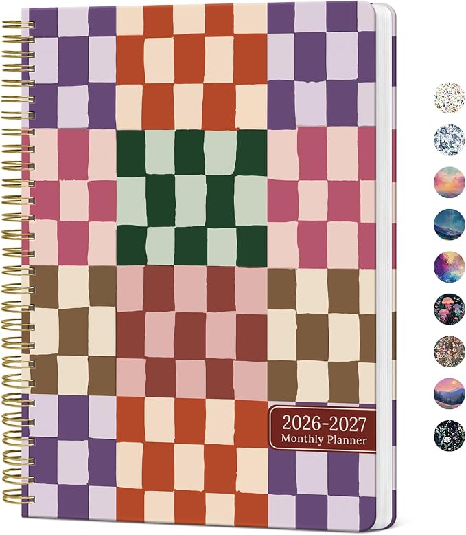 Monthly Planner 2026-2027, Aesthetic 2 Year Months Planner Calendar, 18-Months by Taja