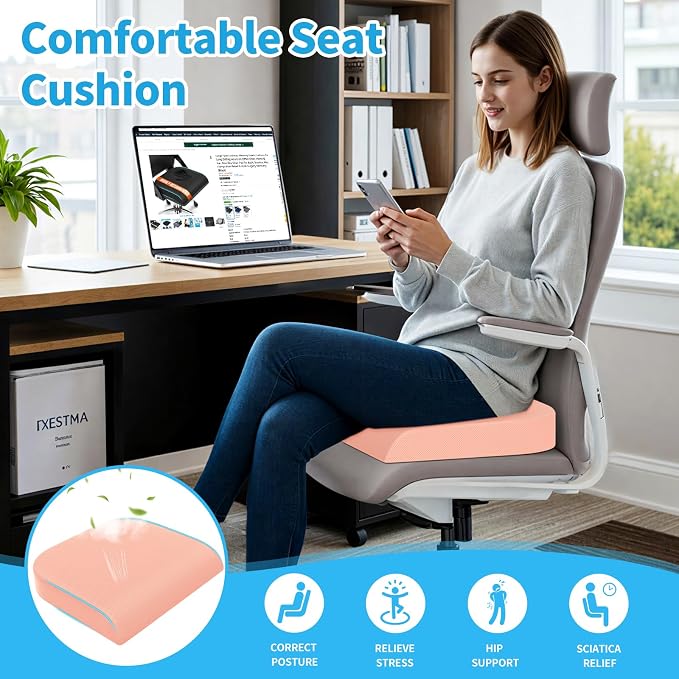 TranquilRelax 2XL Seat Cushion, Memory Foam Cushion - Image 7