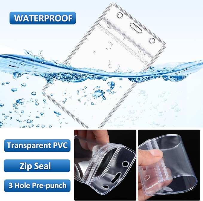 Marspark 20 Pcs ID Badge Holder - Image 4