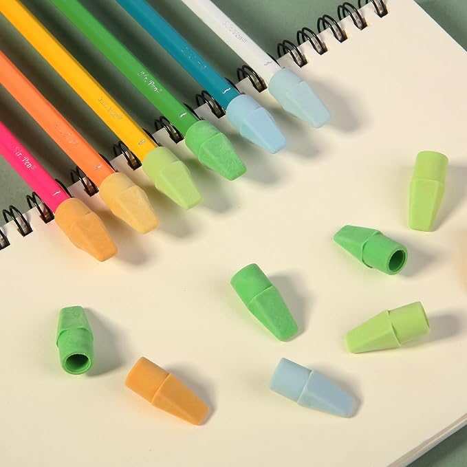 Mr. Pen- Pencil Erasers Toppers, 120 Pack, Latex Free, No Smudge | Mr Pen - Image 8