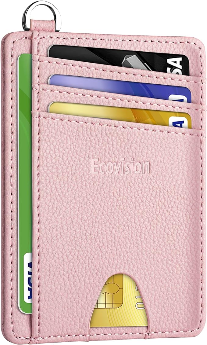 Slim Minimalist Front Pocket Wallet, RFID Blocking Credit Card Holder Wallet by Ecovision