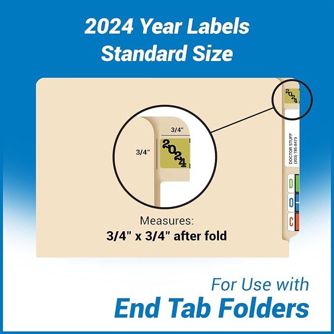 2024 Year Labels, Doctor Stuff 2024 Chart Stickers, Ringbook Sheets, Jeter Style - Image 4