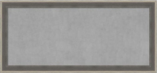 Amanti Art Grey Framed Magnetic Board 25x53 Oversize Vision Board by AmantiArt