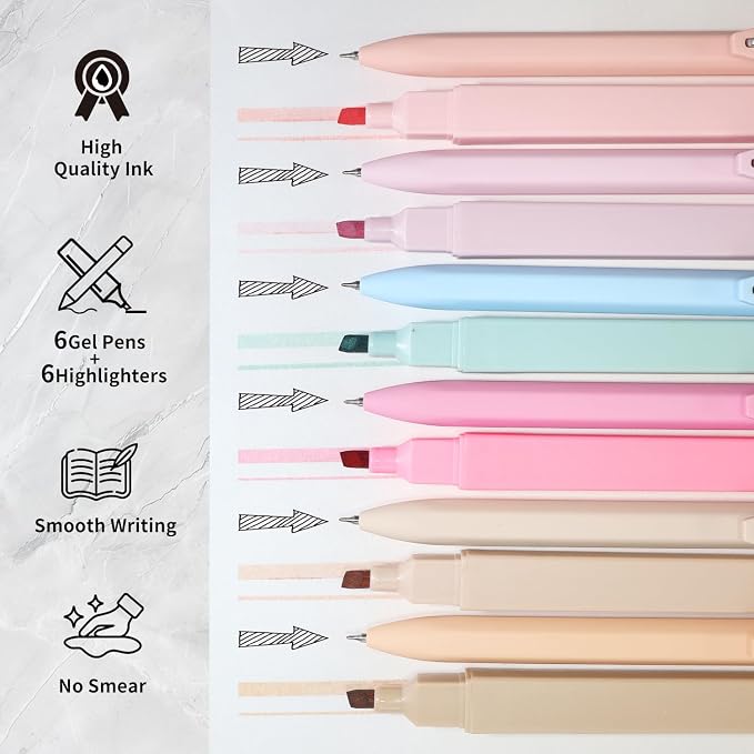 Piochoo Highlighters and Pens Set - Image 6