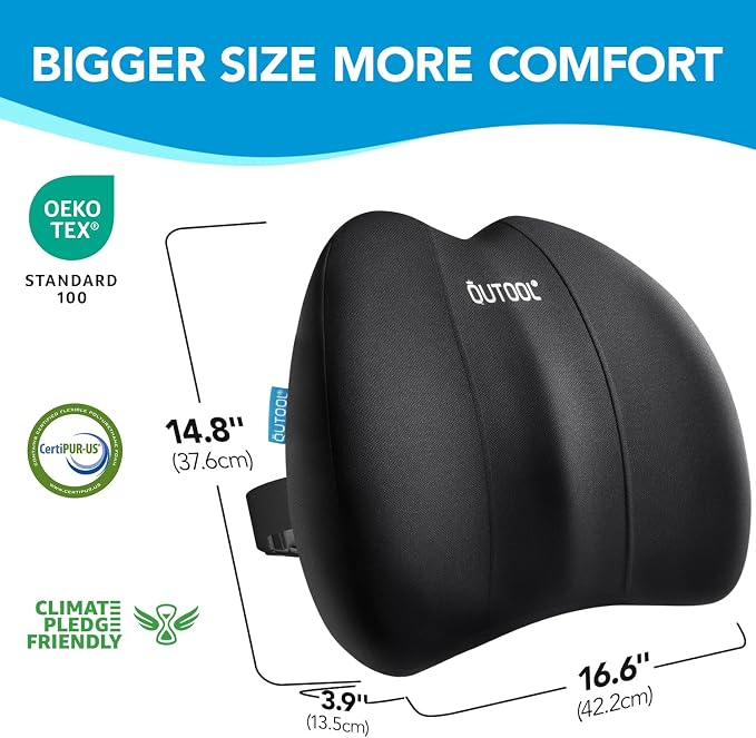 Lumbar Support Pillow for Office Chair, Office Home Essentials, Gifts for Mom - Image 7