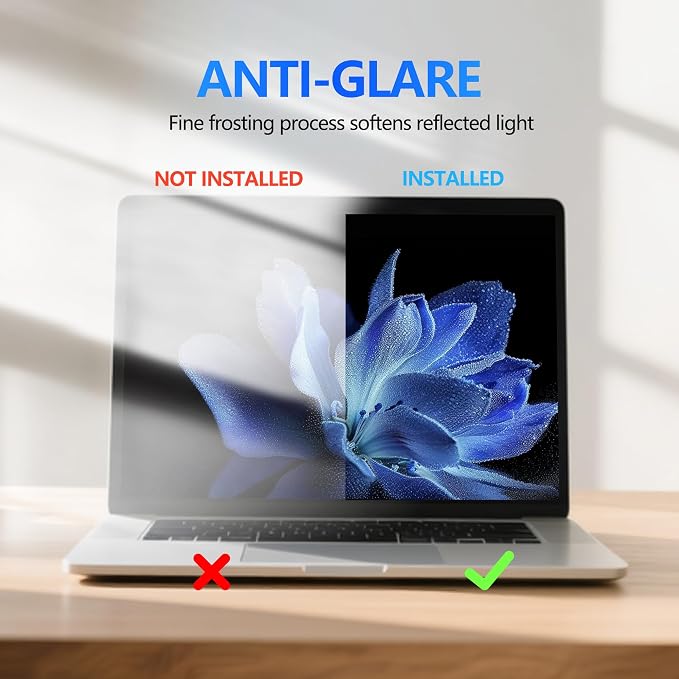 4-Way Laptop Privacy Screen Shield 16 Inch 16:10 Aspect, Removable 360° Privacy - Image 5
