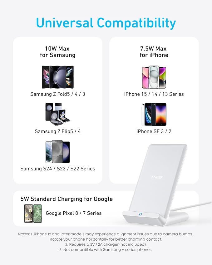 Anker 313 Wireless Charger, Qi-Certified - Image 3