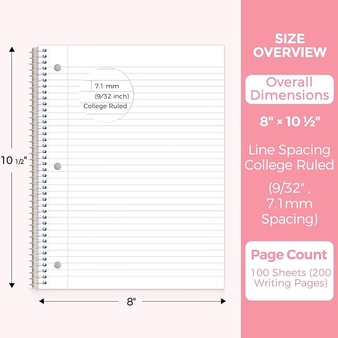 SKYDUE 8"x10.5" Spiral Notebook - Image 2