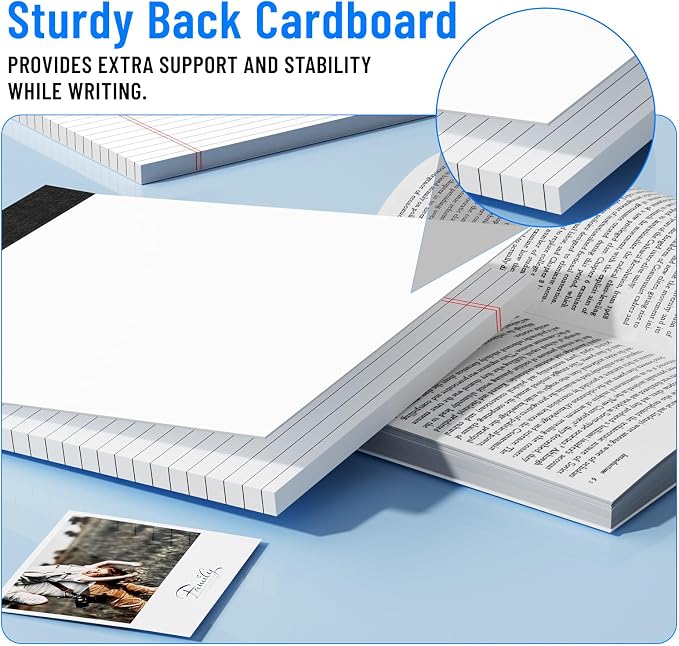 12pcs Legal Pads 8.5 x 11, 50 Sheets/Pack, Notepads 8.5 x 11 Inch, Memo Pads - Image 4
