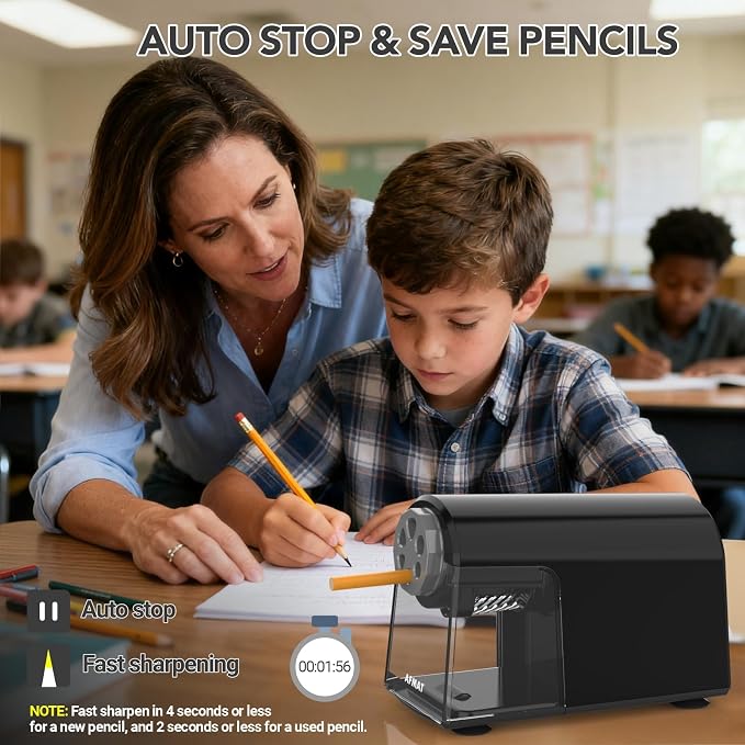 AFMAT Electric Pencil Sharpener - Image 4