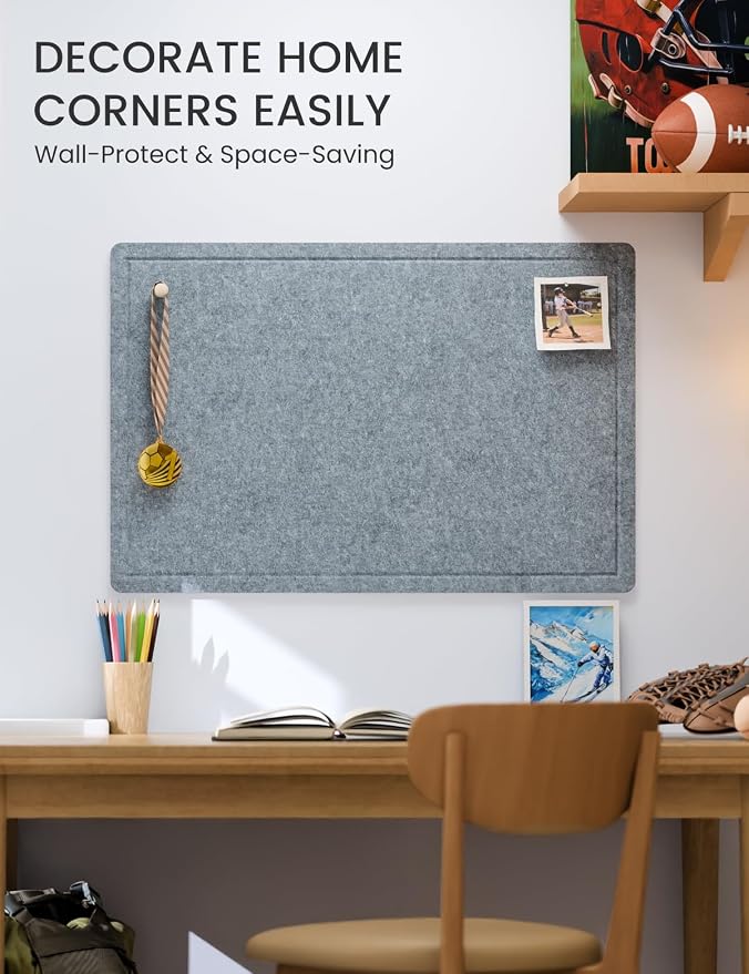 Fluxynara Bulletin Board, 35.4" x 23.6" Cork Board Alternative - Image 4
