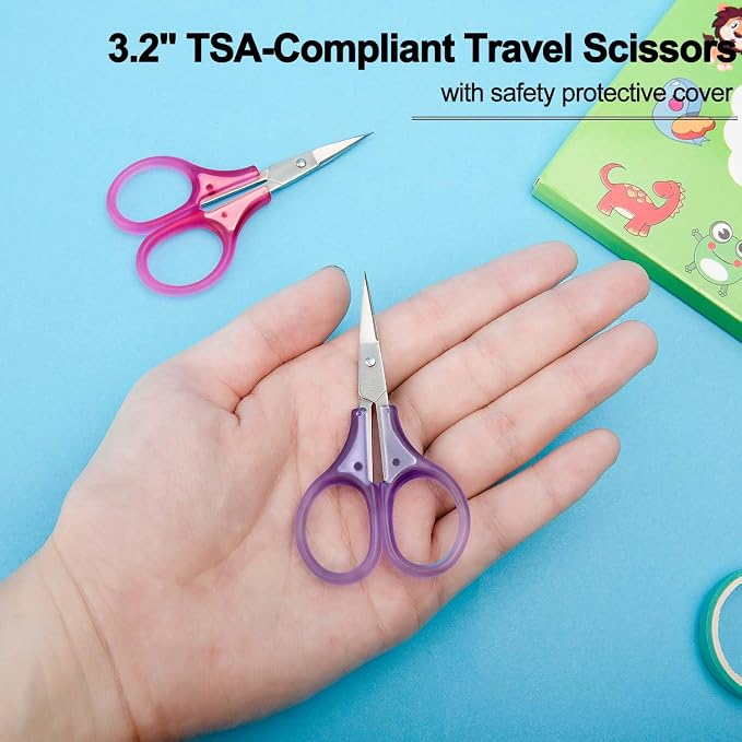 SCAIKTIG Small Craft Scissors, Sharp Scissors all Purpose, Straight Fine Tips - Image 4