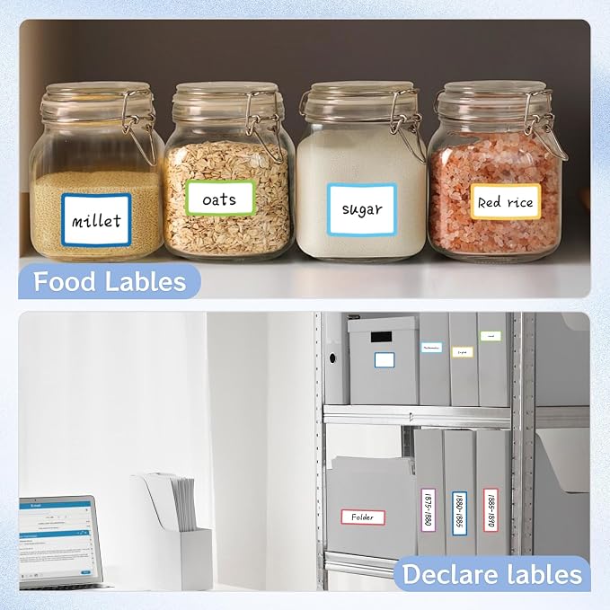540Pcs Removable Labels, Colored Labels Stickers | Self-Adhesive Stickers - Image 5