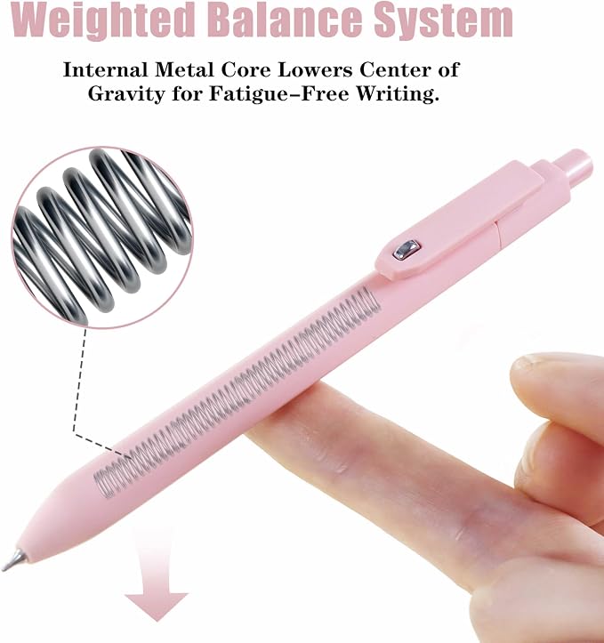 Vitoler Cute Gel Pens, 8 Pack 0.5mm Fine Point Pens - Image 2