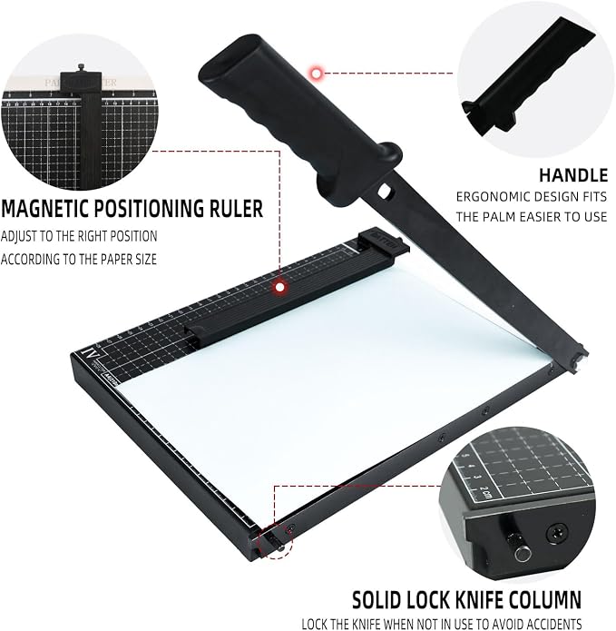 12" Guillotine Paper Cutter - Image 5