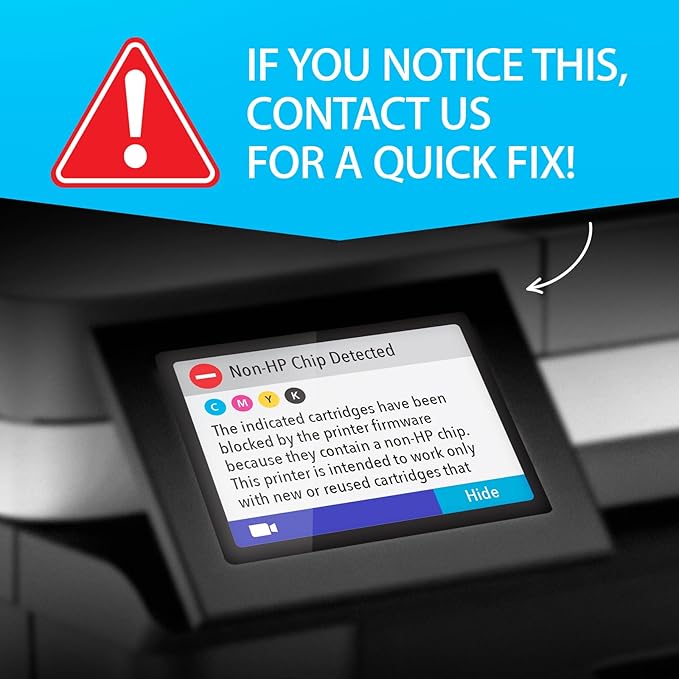 Smart Ink Compatible Ink Cartridge Replacement for HP 902 XL 902XL (4 Combo Pack) to use with Officejet Pro 6978 6968 6974 6975 6960 Officejet 6951 6954 6956 6958 Printers-DeskLoop Office