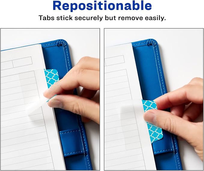 Avery Multiuse Ultra Tabs, 2-Side Writable, 24 Repositionable Tabs - Image 3