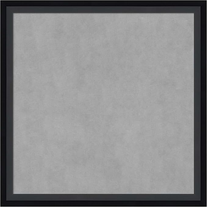 Amanti Art Black Framed Magnetic Board 13x13 X-Small Vision Board by AmantiArt