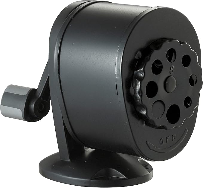 Bostitch Office Wall Mount Manual Pencil Sharpener, 8 Hole Dial, 6X Longer - Image 10