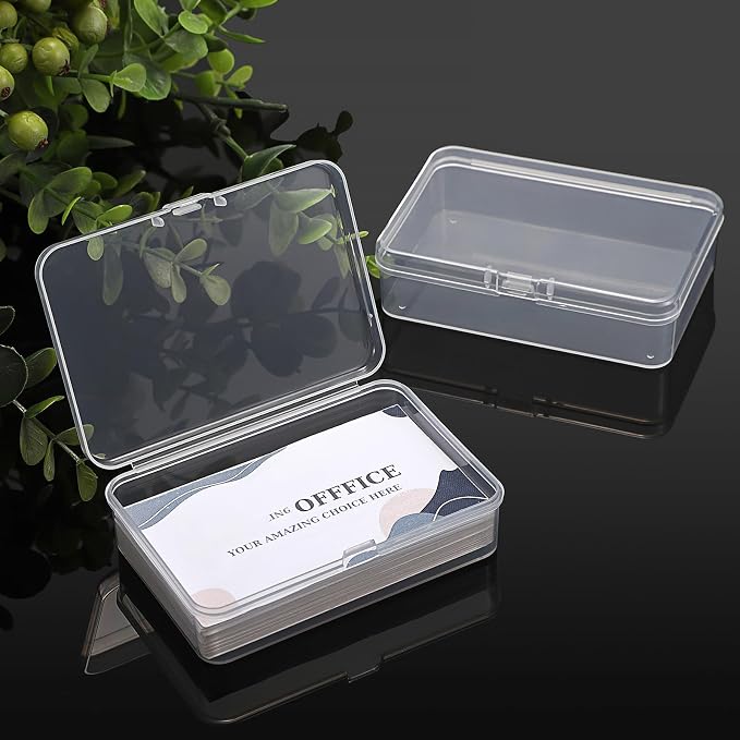 JUXYES 6 Pack Small Plastic Storage Containers Box - Image 6