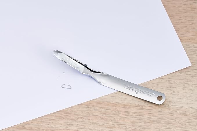 Bostitch Office Premium Staple Remover Tool, No Tear Push-Style Staple Puller - Image 4
