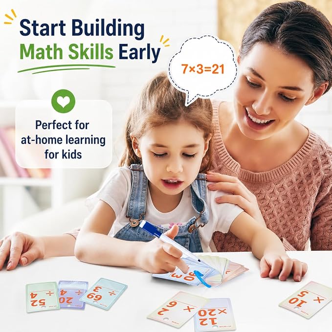 Multiplication and Division Flash Cards, Math Games Flash Cards - Image 4