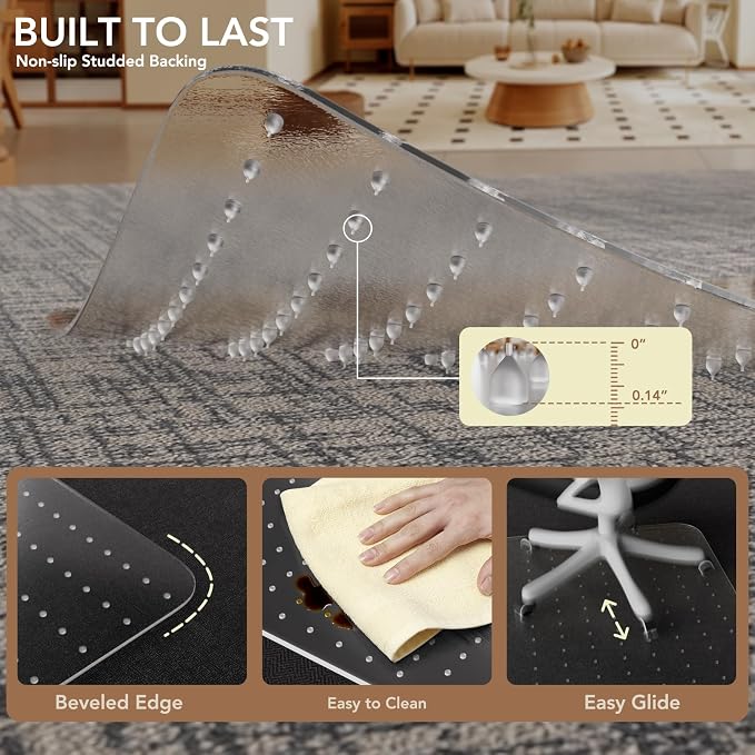 Office Chair Mat for Low Pile Carpet - Image 4