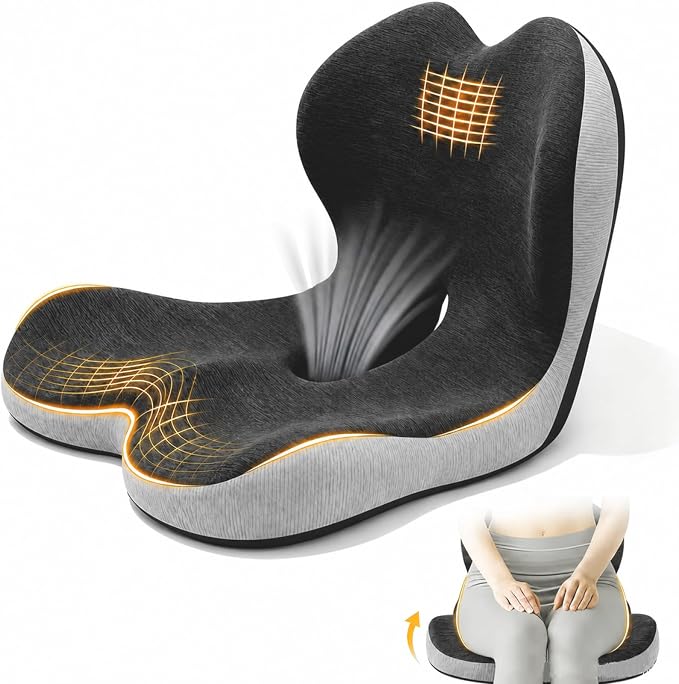 Car Seat Cushion for Long Driving, Office Chair Cushion | Truck Seat Cushion by Unknown