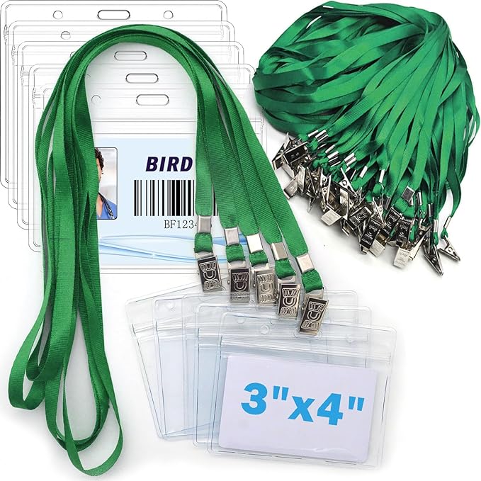 4x3 Name Tags Badge Holder by BirdFiy
