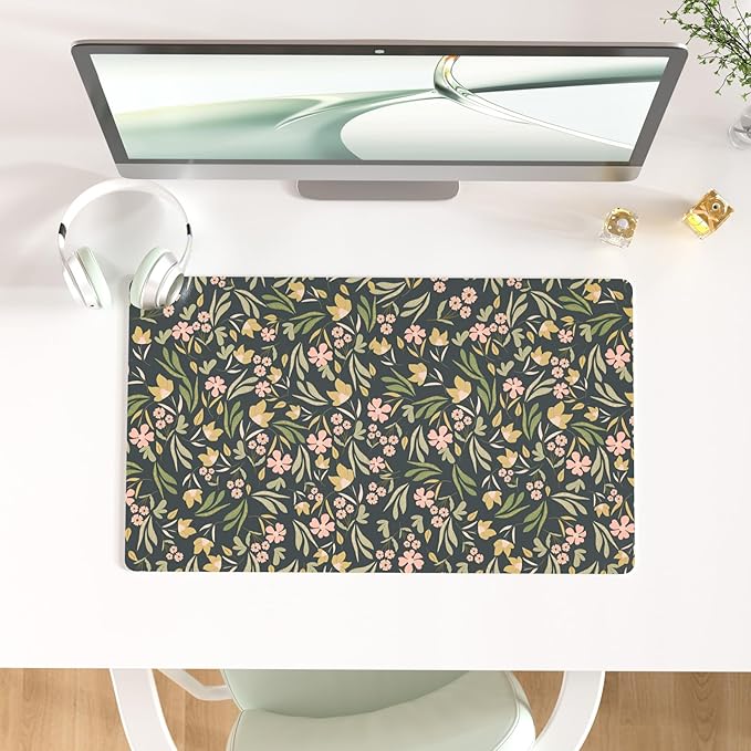 Colorful Star Large Mouse Pad, PU Leather Waterproof Desk Mat, Computer Gaming by ColorfulStar