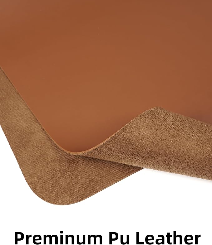 Large Desk Mat 55" x 17"Leather Desk Pad Protector, Mouse Pad, Office Desk Mat - Image 2