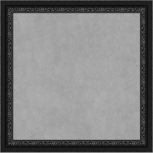 Amanti Art Black Framed Magnetic Board 24x24 Medium Vision Board by AmantiArt