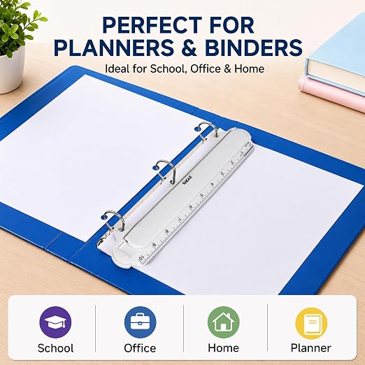 3 Hole Punch Portable Binder Punch - Image 6