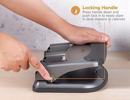Bostitch Office EZ Squeeze Heavy Duty 3-Hole Punch - Image 3