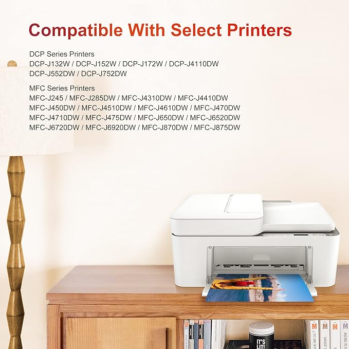 ejet Compatible Ink Cartridge Replacement for Brother LC103XL LC103 XL LC101 LC 101 for MFC-J870DW MFC-J6920DW MFC-J6520DW MFC-J450DW MFC-J470DW Printer (8 Black, 4 Cyan, 4 Magenta, 4 Yellow, 20 Pack)-DeskLoop Office