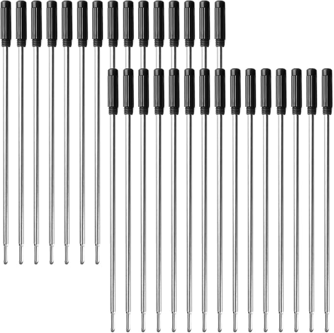 0.7 mm Ballpoint Ink Twist Pen Refills, Stationery Compatible - Image 7