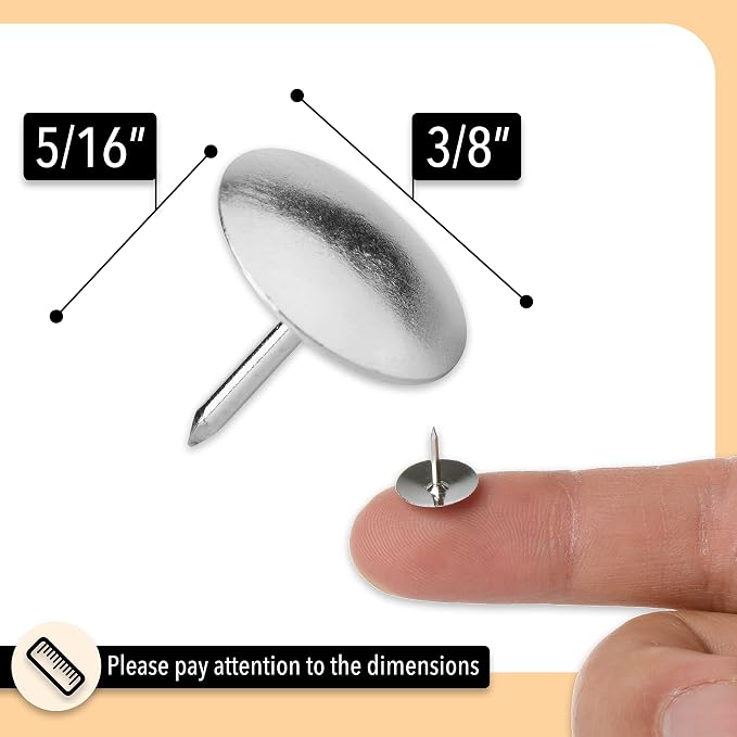 Mr. Pen- Thumb Tack, 500 Pack, Flat Push Pins Bulk | Steel Round Push Pins - Image 3