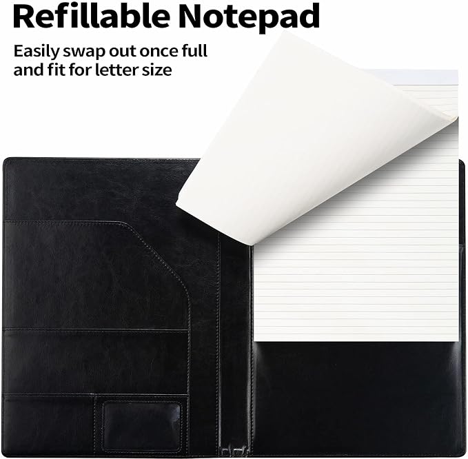 Sooez Premium PU Leather Padfolio Clipboard - Image 4